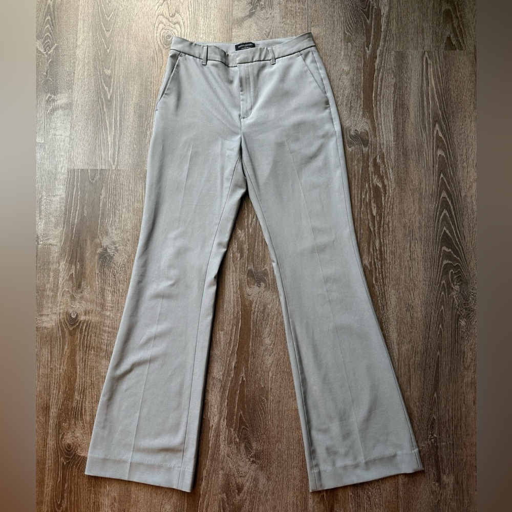 Banana Republic Sculpted Stretch Pants in Gray 8 TALL